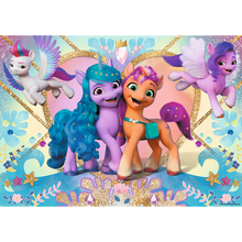 Puzzle s glitry 100 dílků třpytivé poníky – My Little Pony Trefl