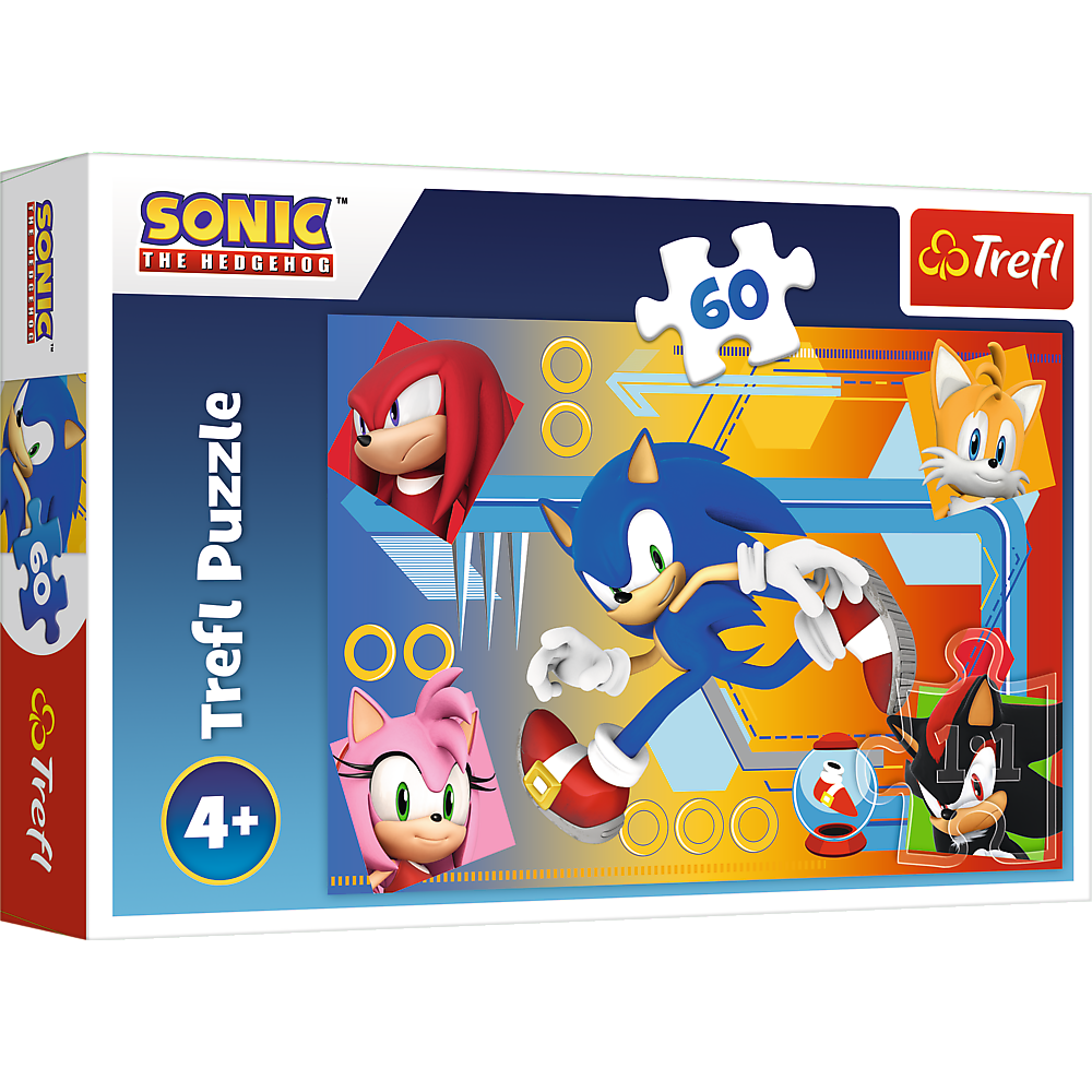 Puzzle Sonic v akci 60 dílků