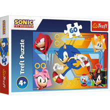 Puzzle Sonic v akci 60 dílků