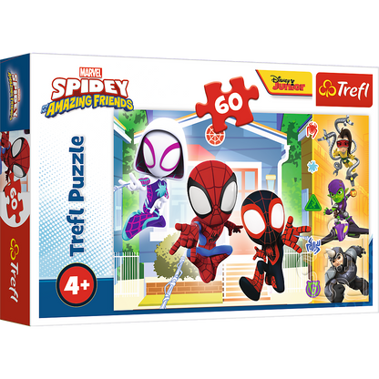 Puzzle W světě Spidey 60 dílků – Trefl