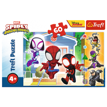 Puzzle W světě Spidey 60 dílků – Trefl