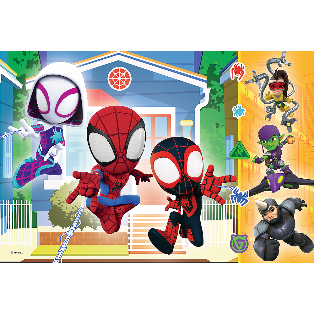 Puzzle W světě Spidey 60 dílků – Trefl