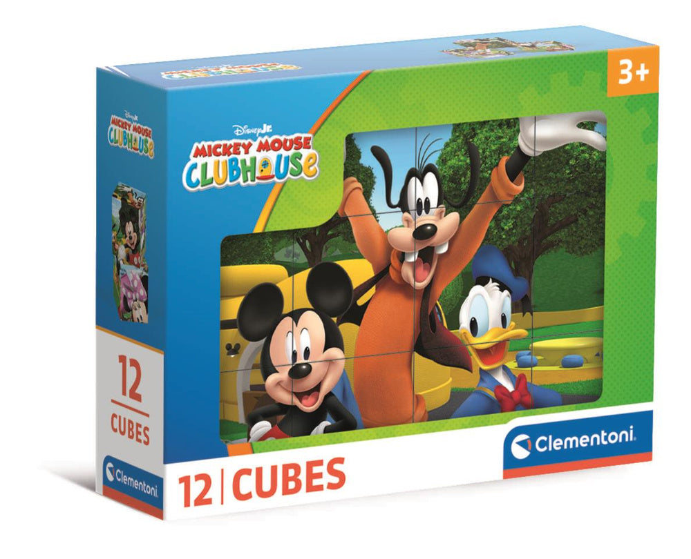 Puzzle z 12 kostek Disney Mickey Mouse Clubhouse – Clementoni