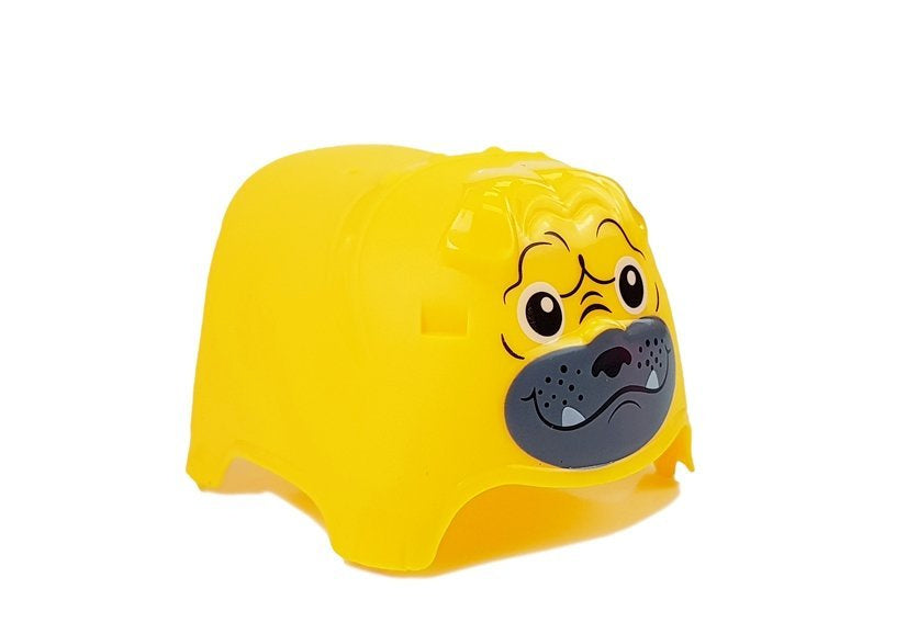 Pyramida pro miminka se zvířátky z barevných kelímků