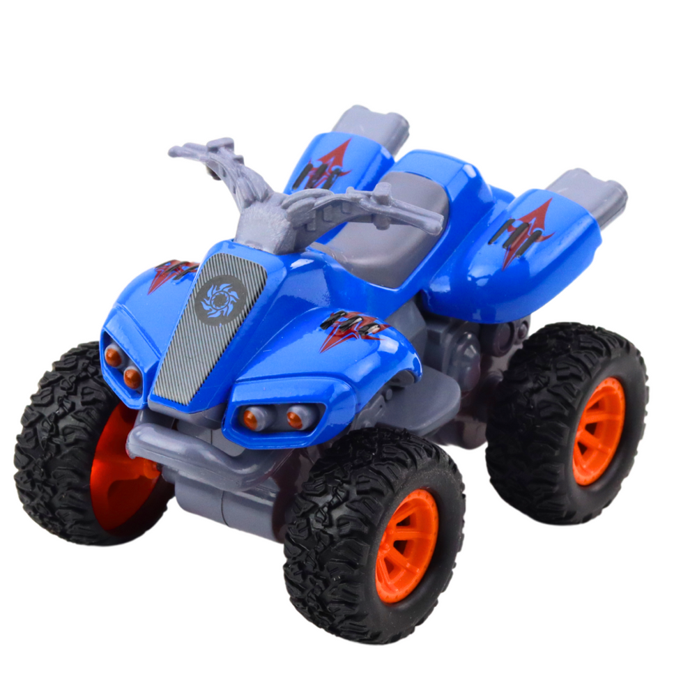 Quad kovová karoserie – gumové pneumatiky 10 cm | hračka