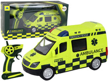 RC ambulance se světly pro děti od 6 let – žlutá