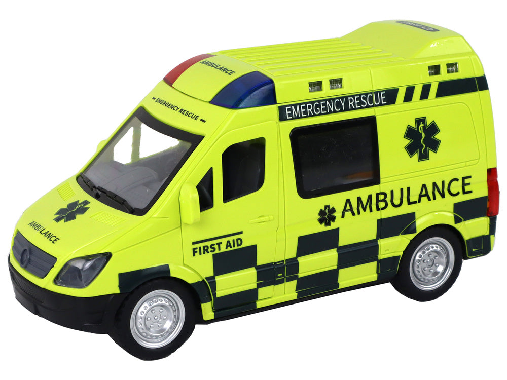 RC ambulance se světly pro děti od 6 let – žlutá