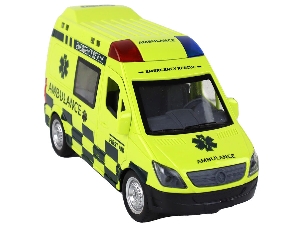 RC ambulance se světly pro děti od 6 let – žlutá