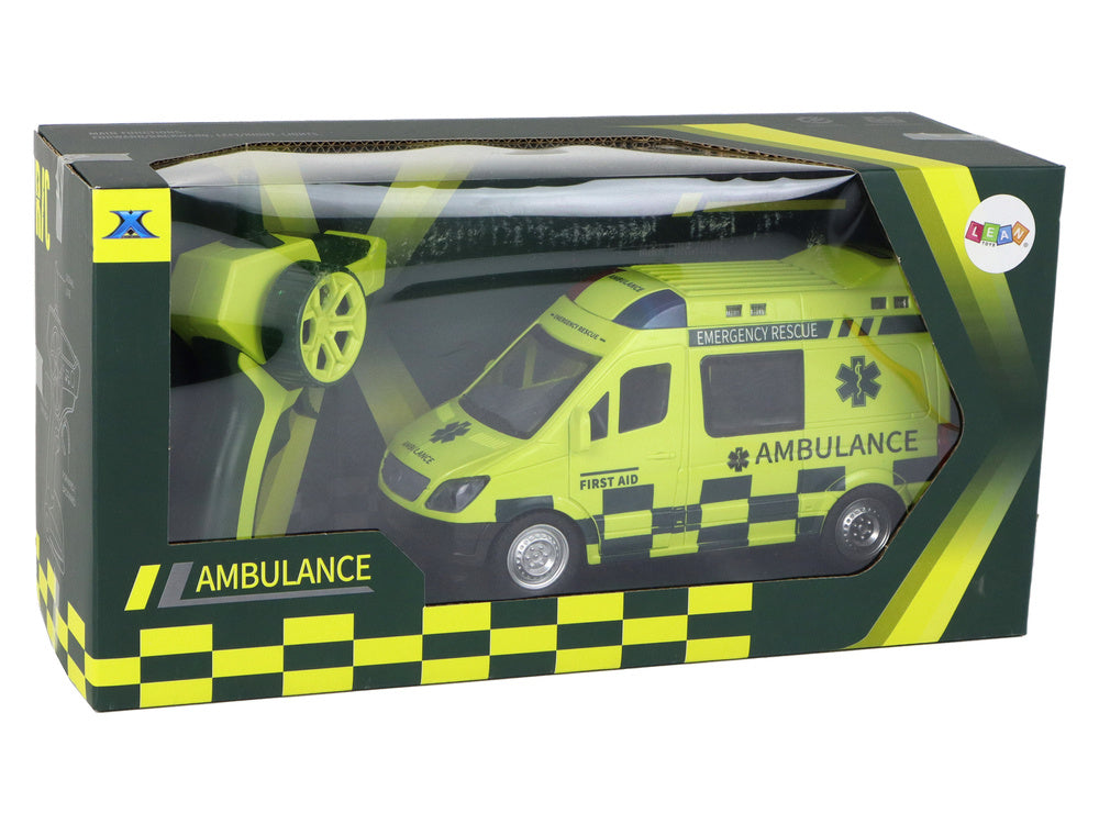 RC ambulance se světly pro děti od 6 let – žlutá