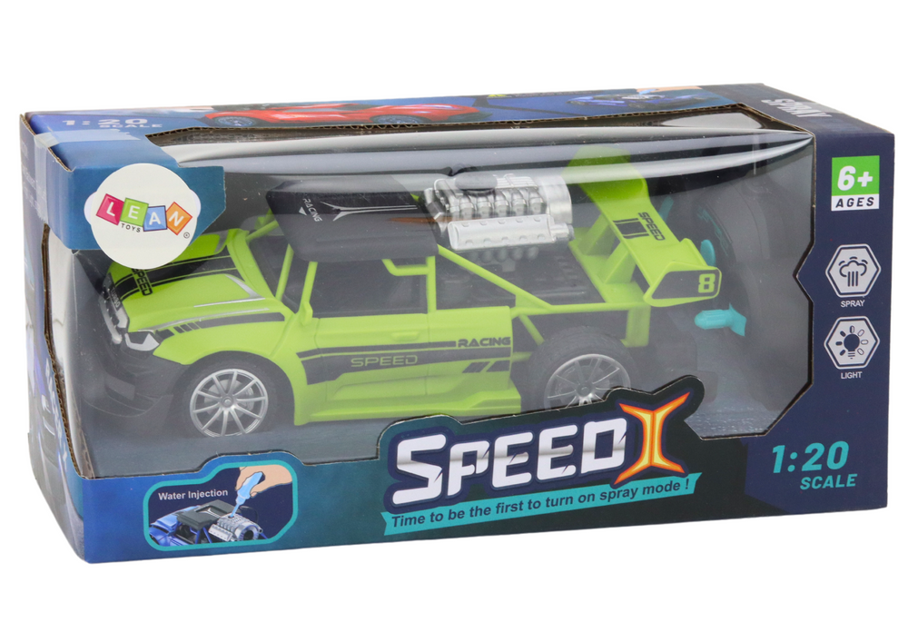 RC autíčko 1:20 – s kouřem a světly | zelené