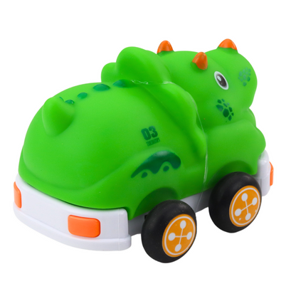 RC autíčko na dálkové ovládání Dinosaurus se světly zelené