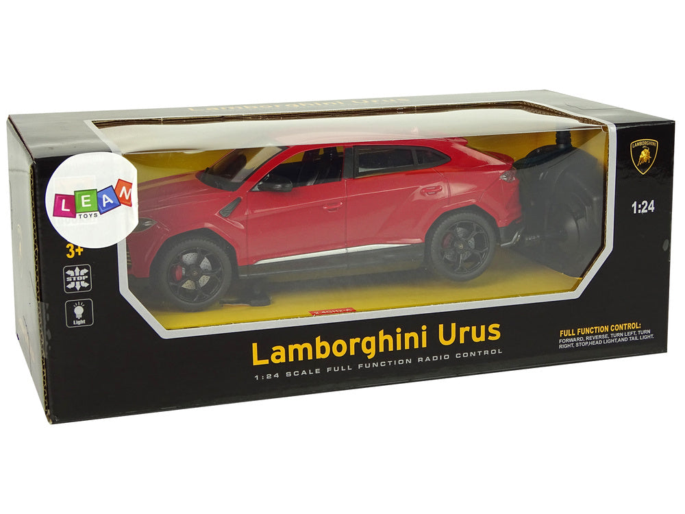 RC auto 1:24 Lamborghini Urus s dálkovým ovládáním červené