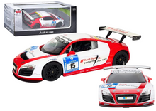 RC auto 1:24 na dálkové ovládání sportovní AUDI R8 LMS bílé