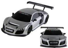 RC auto 1:24 na dálkové ovládání sportovní AUDI R8 LMS stříbrné