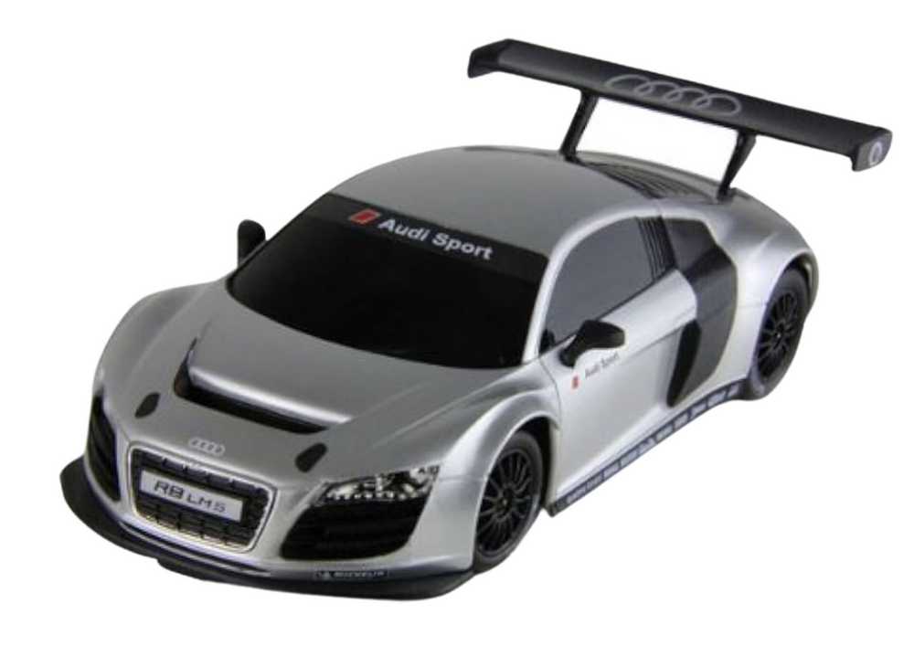 RC auto 1:24 na dálkové ovládání sportovní AUDI R8 LMS stříbrné
