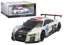 RC auto 1:24 sportovní s dálkovým ovládáním AUDI R8 LMS bílo černé