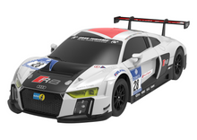 RC auto 1:24 sportovní s dálkovým ovládáním AUDI R8 LMS bílo černé