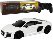 RC auto Audi R8 1:24 s dálkovým ovládáním Rastar bílé
