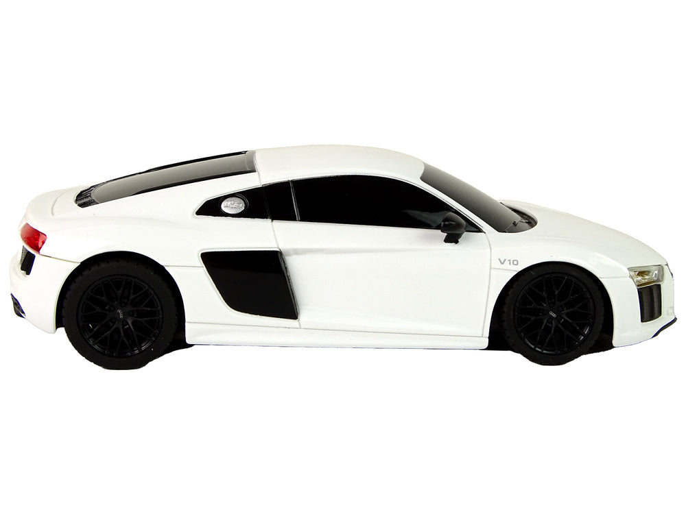 RC auto Audi R8 1:24 s dálkovým ovládáním Rastar bílé