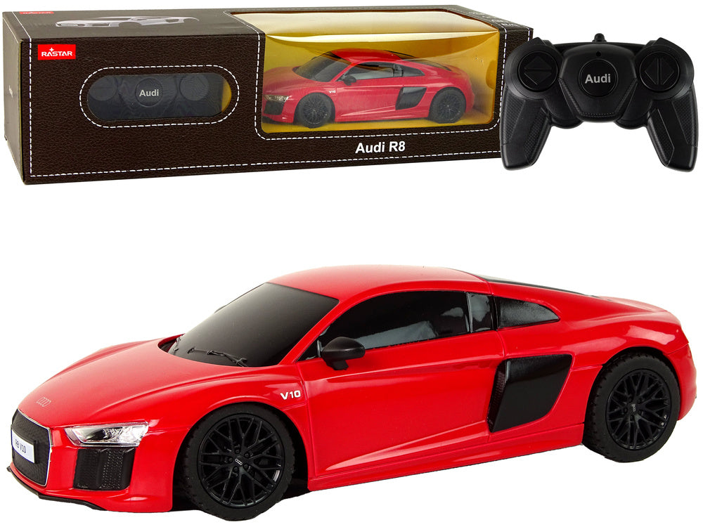 RC auto Audi R8 1:24 s dálkovým ovládáním – Rastar červené