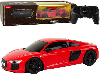 RC auto Audi R8 1:24 s dálkovým ovládáním – Rastar červené
