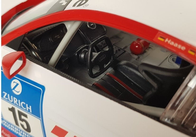 RC auto Audi R8 LMS 1:14 s dálkovým ovládáním bílo červené
