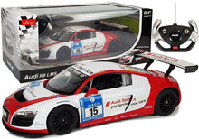 RC auto Audi R8 LMS 1:14 s dálkovým ovládáním bílo červené