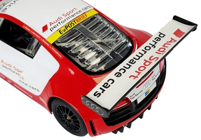 RC auto Audi R8 LMS 1:14 s dálkovým ovládáním bílo červené