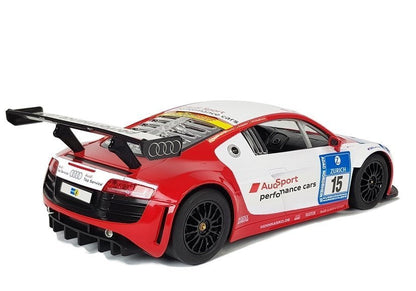 RC auto Audi R8 LMS 1:14 s dálkovým ovládáním bílo červené