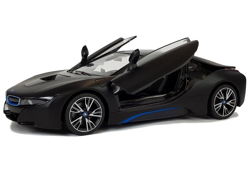 RC auto BMW i8 s automatickými dveřmi 1:14 černé – Rastar
