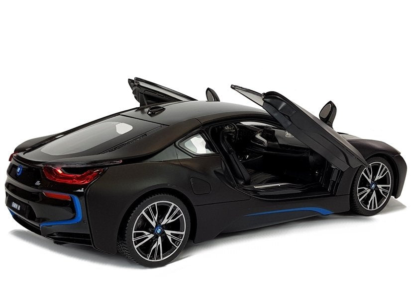 RC auto BMW i8 s automatickými dveřmi 1:14 černé – Rastar