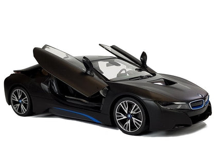 RC auto BMW i8 s automatickými dveřmi 1:14 černé – Rastar