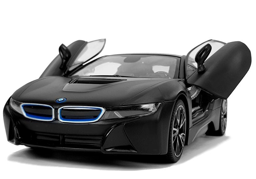 RC auto BMW i8 s automatickými dveřmi 1:14 černé – Rastar