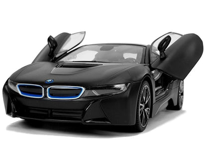 RC auto BMW i8 s automatickými dveřmi 1:14 černé – Rastar