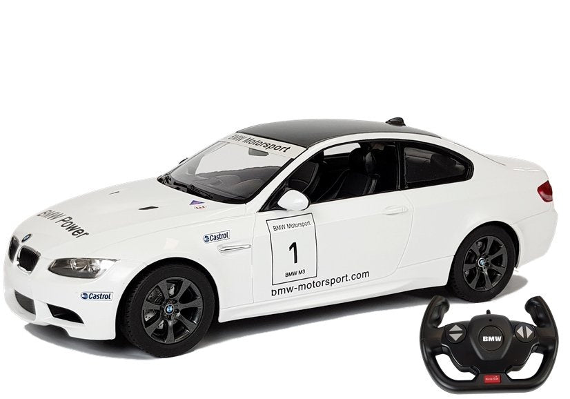 RC auto BMW M3 na dálkové ovládání 1:14 se světly bílé – Rastar