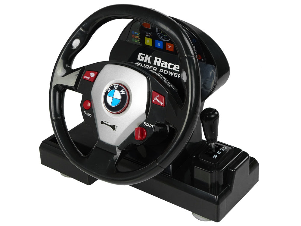 RC auto BMW M3 s volantem 1:18 zvuk světla bílé