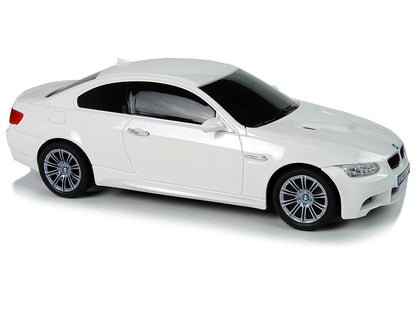 RC auto BMW M3 s volantem 1:18 zvuk světla bílé