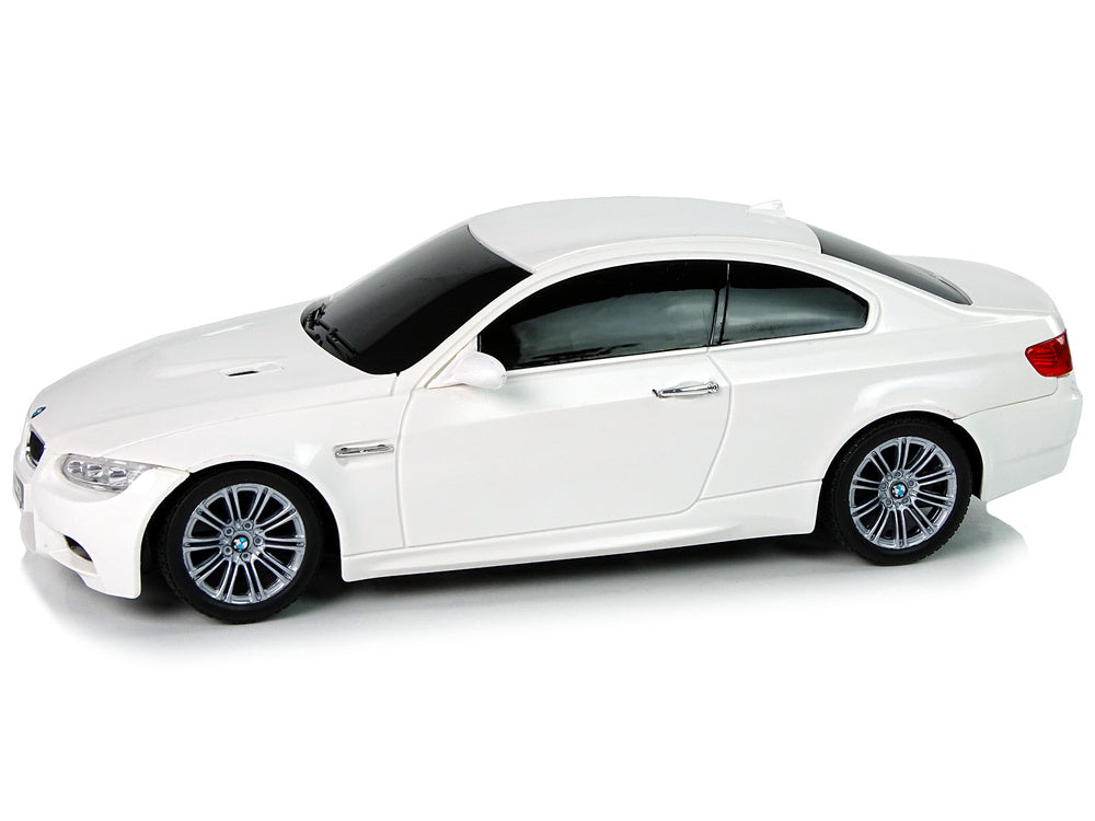 RC auto BMW M3 s volantem 1:18 zvuk světla bílé