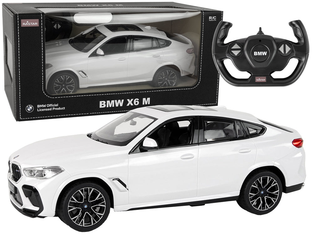 RC auto BMW X6 M 1:14 s dálkovým ovládáním – Rastar bílé