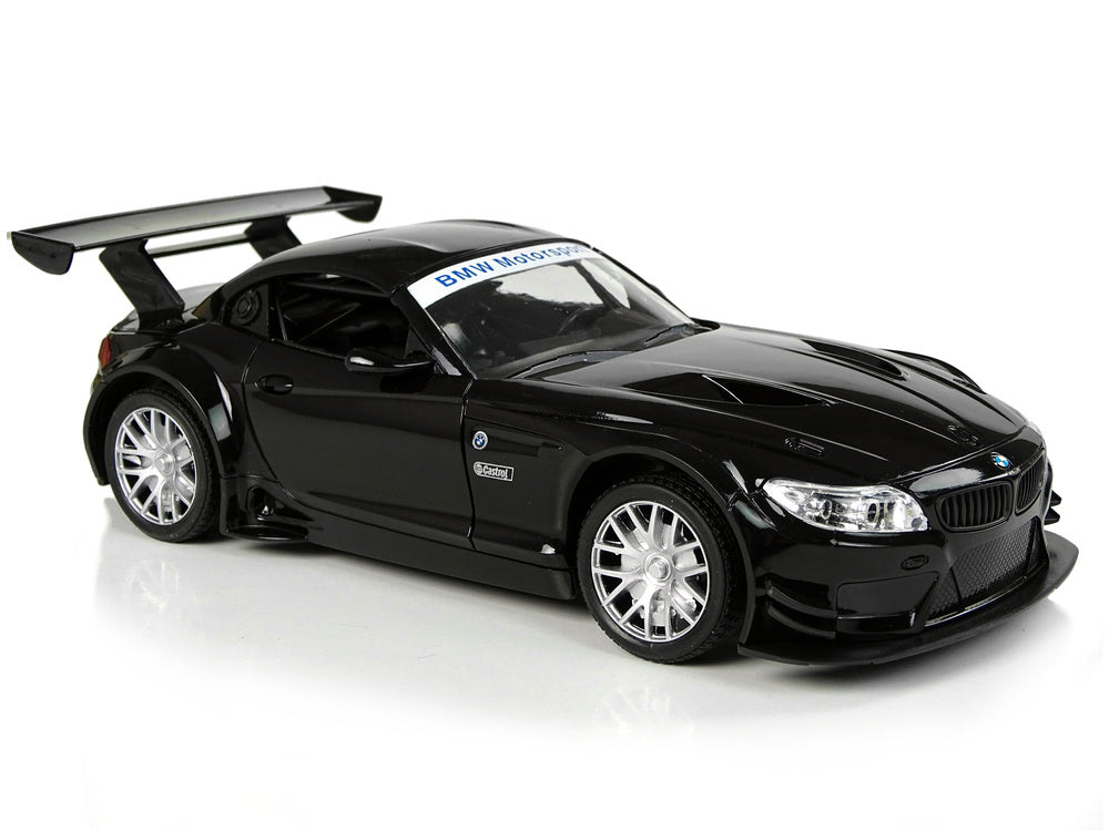 RC auto BMW Z4 GT3 1:18 s dálkovým ovládáním a světly černé