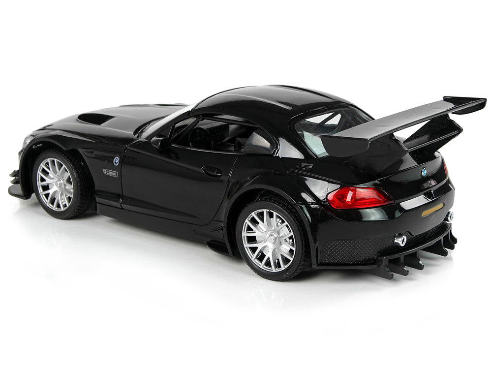 RC auto BMW Z4 GT3 1:18 s dálkovým ovládáním a světly černé