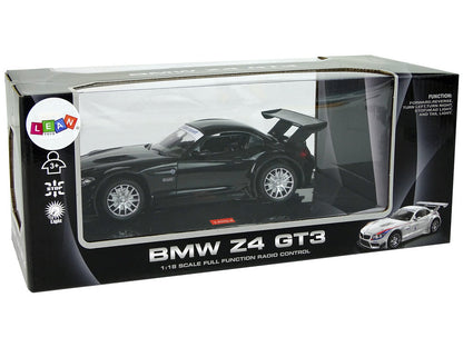 RC auto BMW Z4 GT3 1:18 s dálkovým ovládáním a světly černé