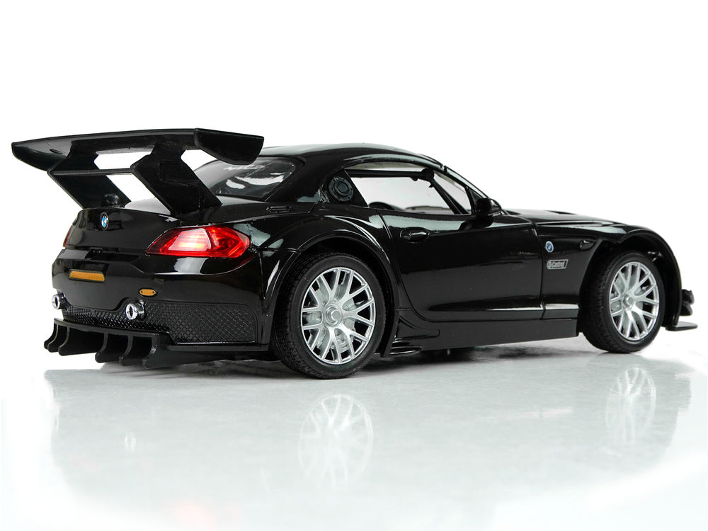 RC auto BMW Z4 GT3 1:18 s dálkovým ovládáním a světly černé