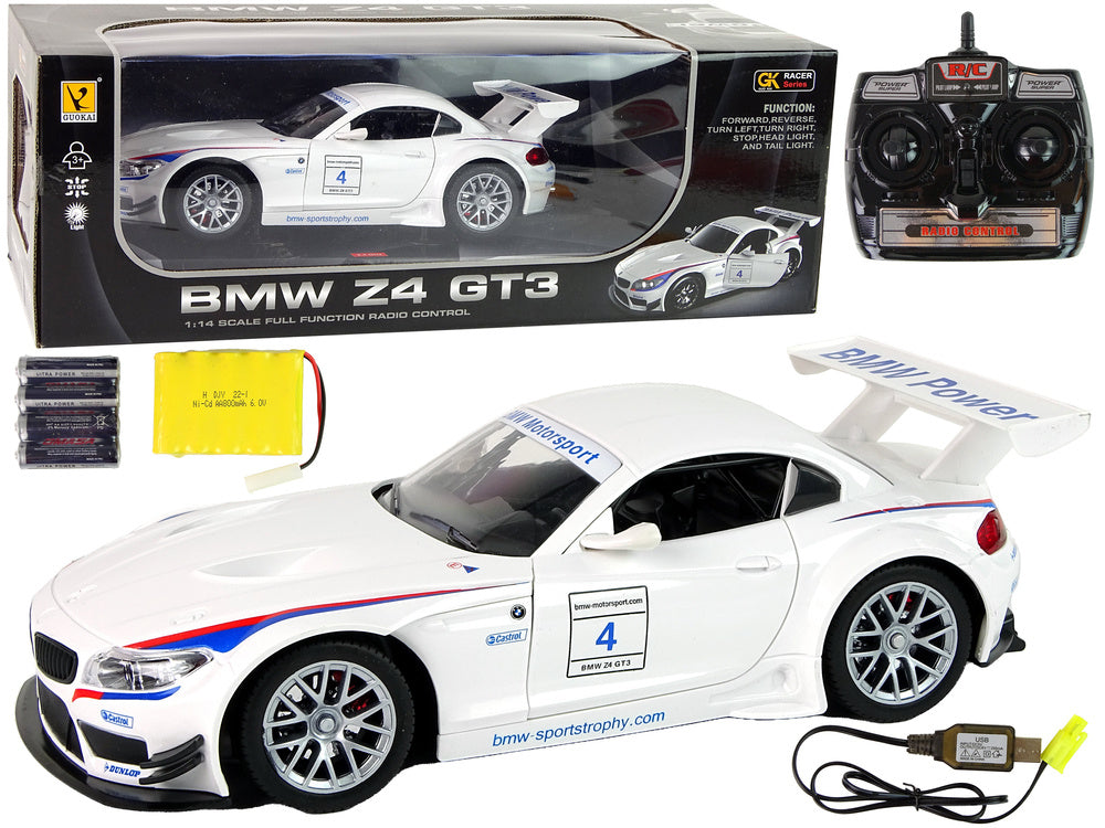 RC auto BMW Z4 s akumulátorem a dálkovým ovládáním bílé