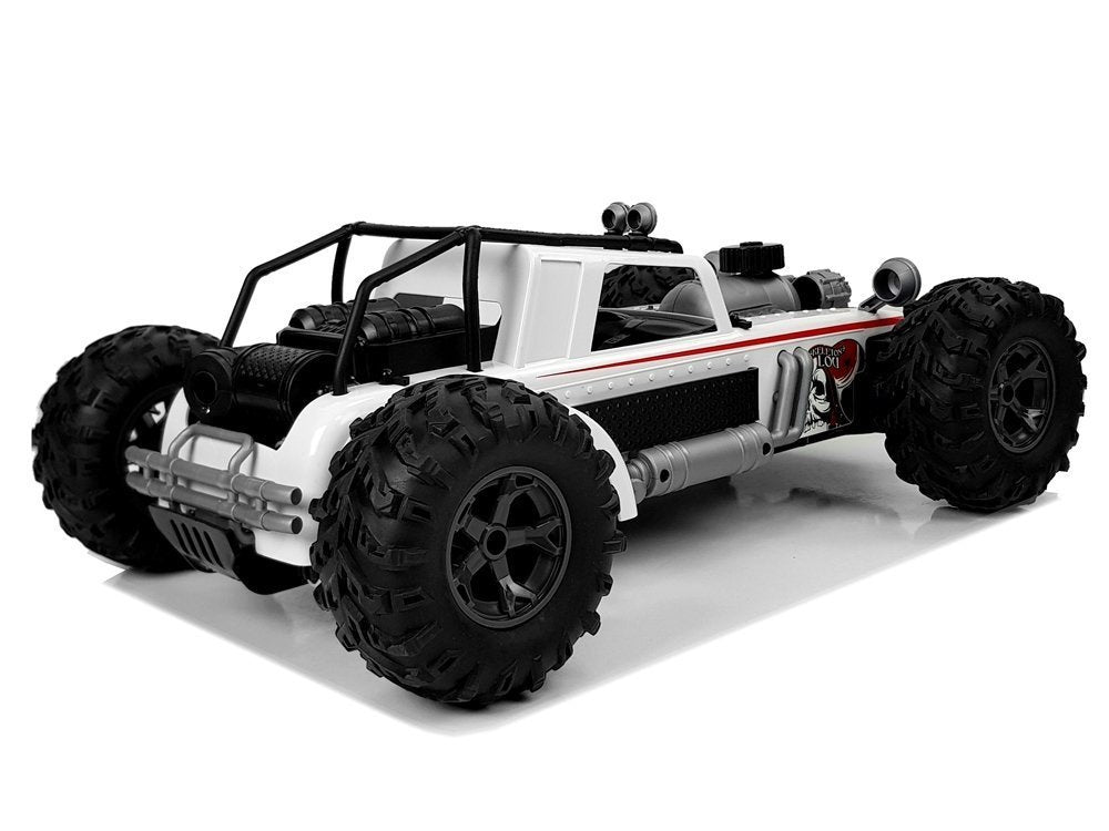 RC auto buggy 1:12 s vodní parou 20 km/h 2.4G bílé