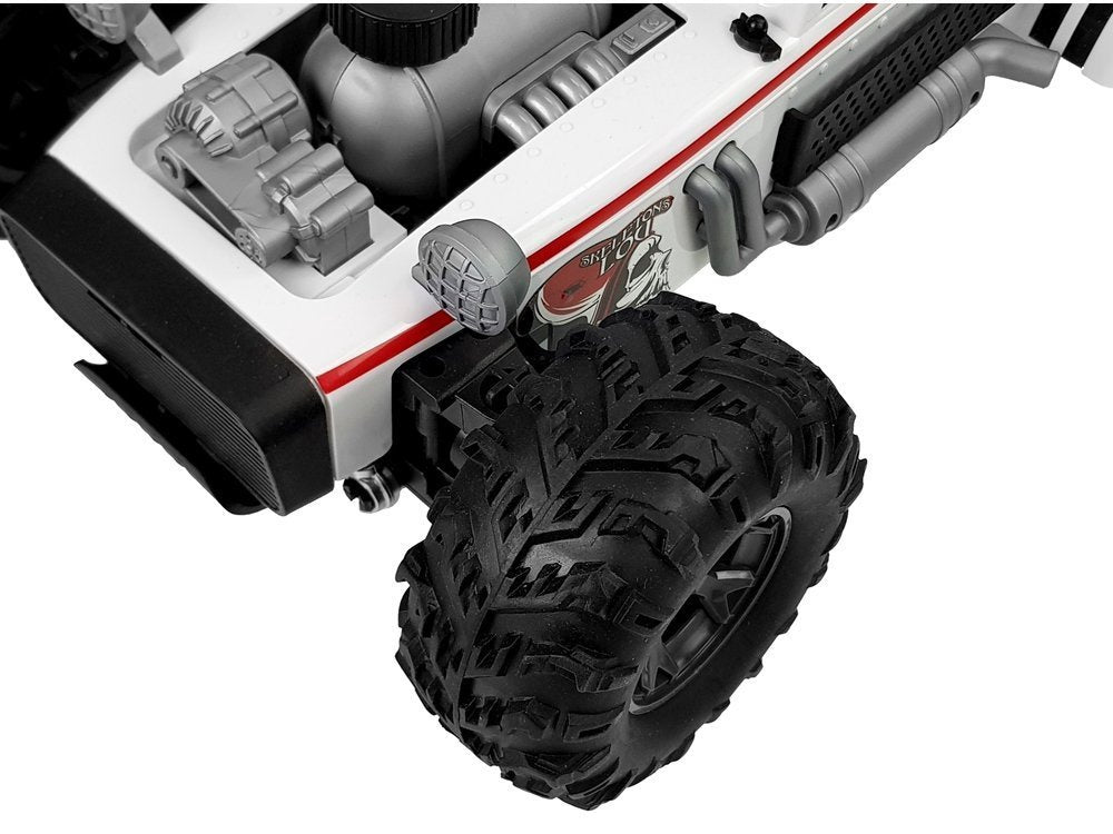 RC auto buggy 1:12 s vodní parou 20 km/h 2.4G bílé
