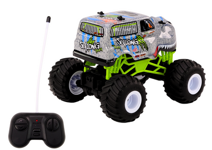 RC auto dinosaurus 1:16 – dálkové ovládání | šedé