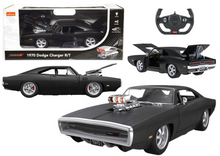 RC auto Dodge Charger R/T 1:16 s otevíratelnými prvky – černé