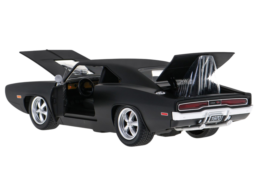 RC auto Dodge Charger R/T 1:16 s otevíratelnými prvky – černé