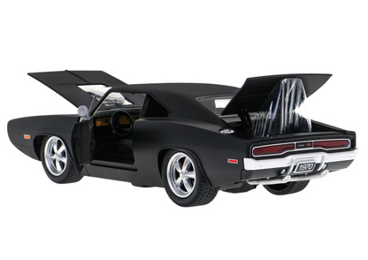 RC auto Dodge Charger R/T 1:16 s otevíratelnými prvky – černé